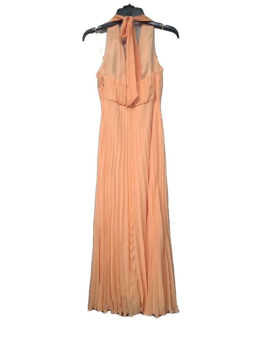 Abercrombie & Fitch Giselle Halter Maxi Dress S Orange NWT